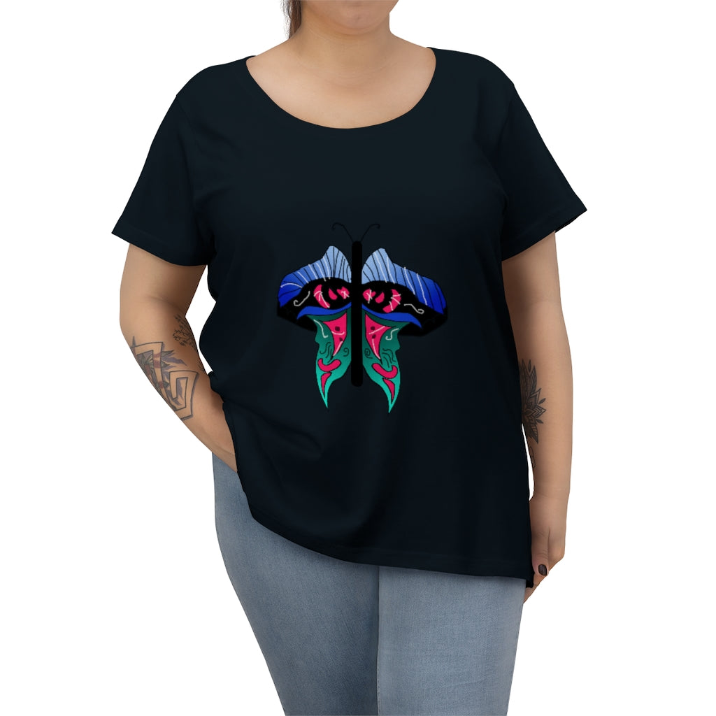 Butterfly 2 Women's Curvy Tee