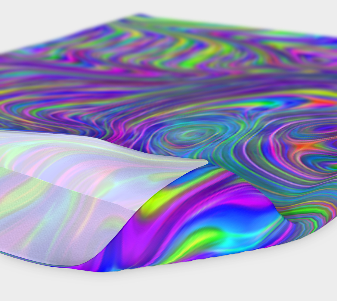 Abstract In Blue Headband