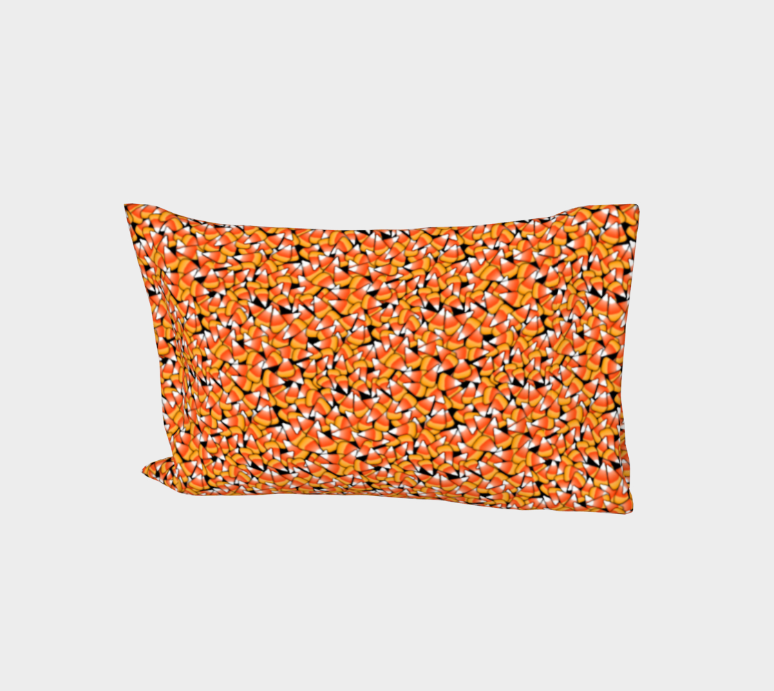 Fall Candy Corn Bed Pillow Sleeve
