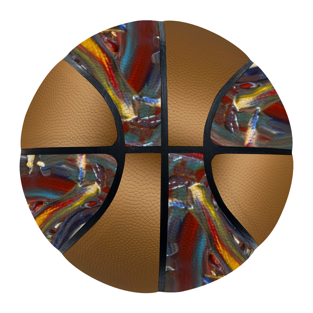 Coffee and Paint Customized Basketball for All Ages and Levels Custom Full Pads Personalized Basketball