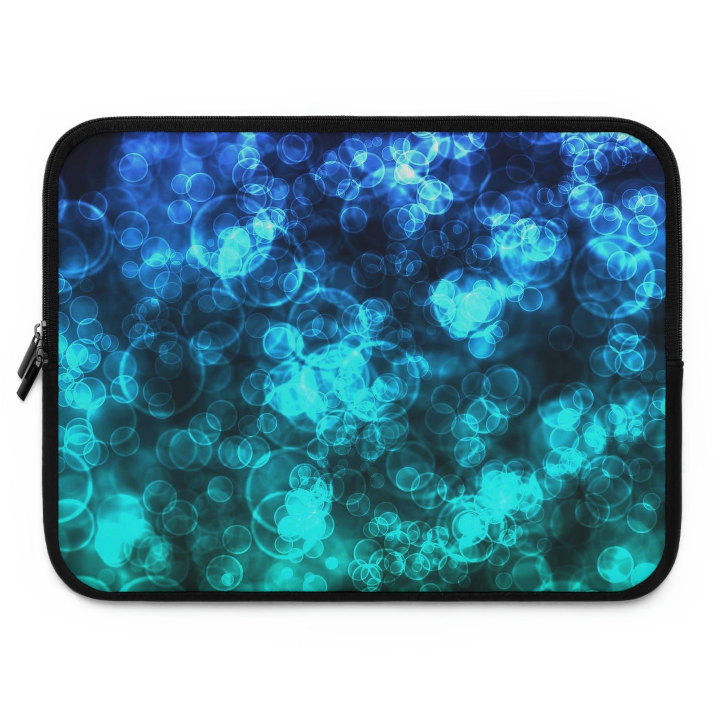 Blue Ocean Bokeh Laptop Sleeve