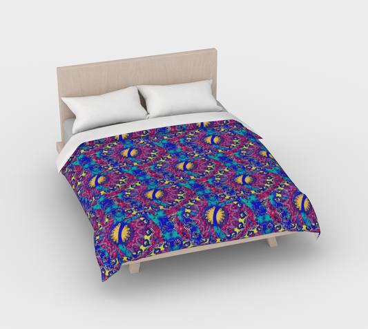 Caribbean Graffiti Duvet Cover