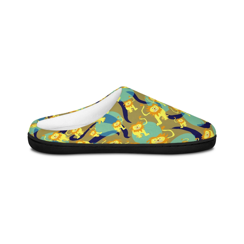 Lion Pattern Indoor Slippers