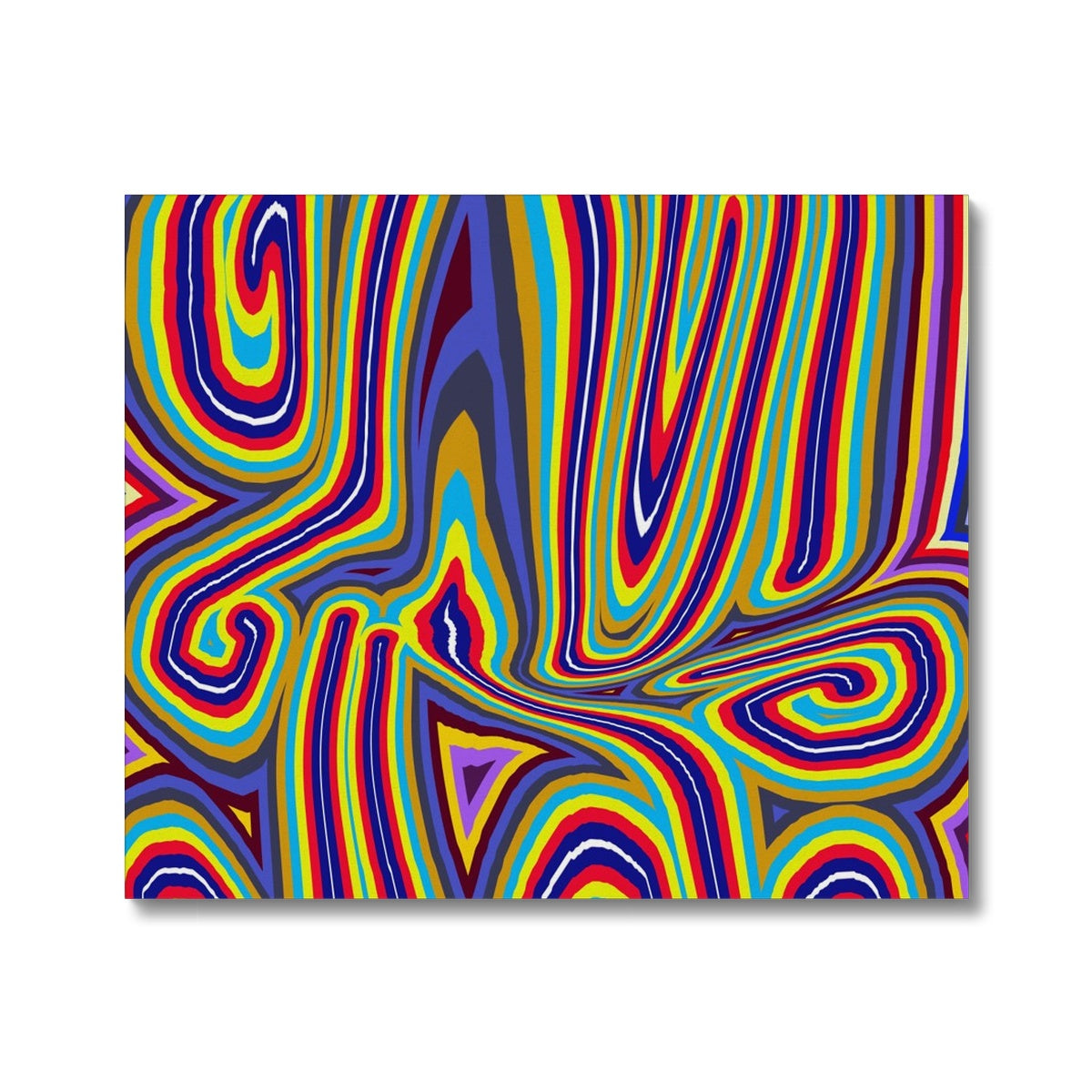 Curly Swirls Canvas