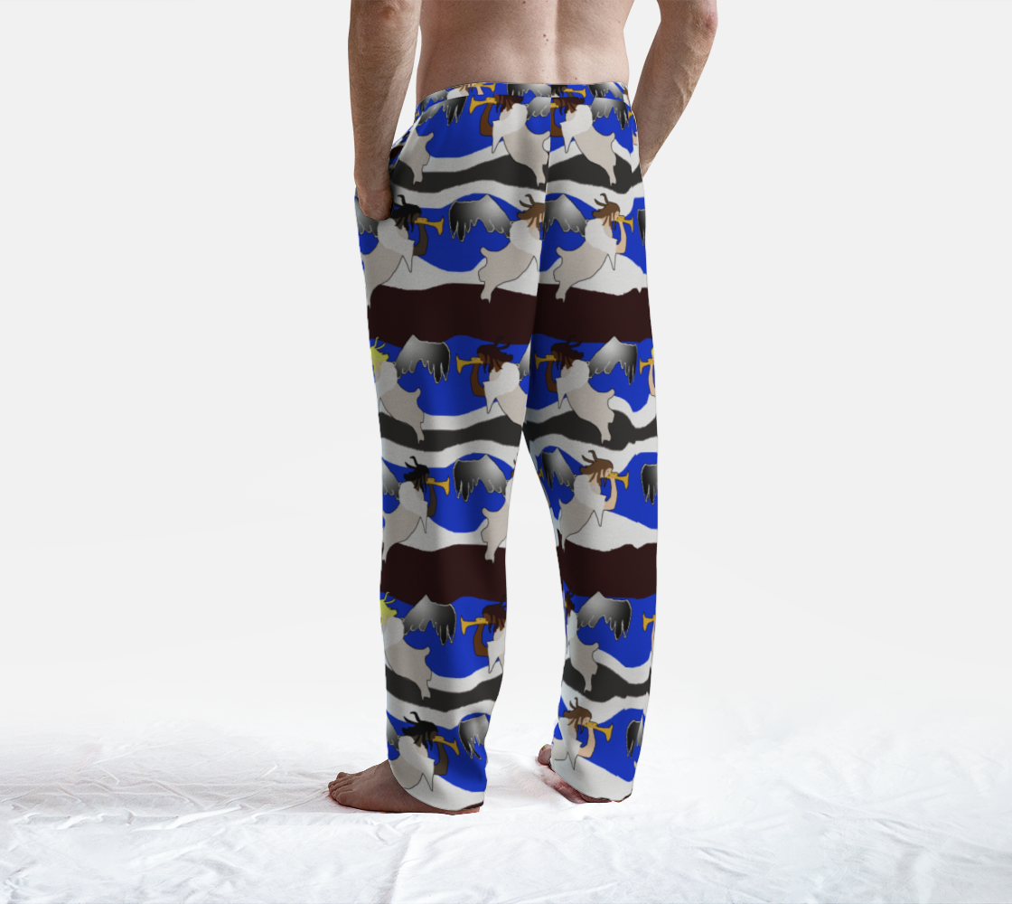 Angels Pattern Lounge Pants