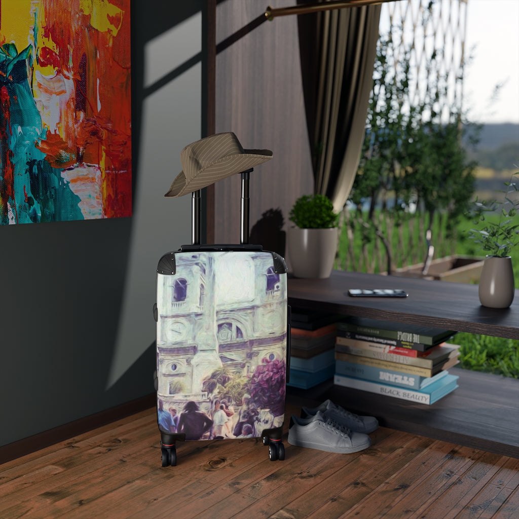 Spanish Steps In Rome Suitcases