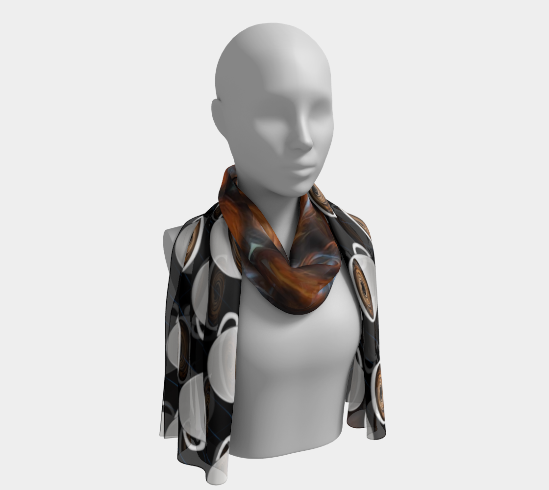 Coffee Long Scarf