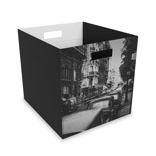 Paris Street 1967 Felt Storage Box