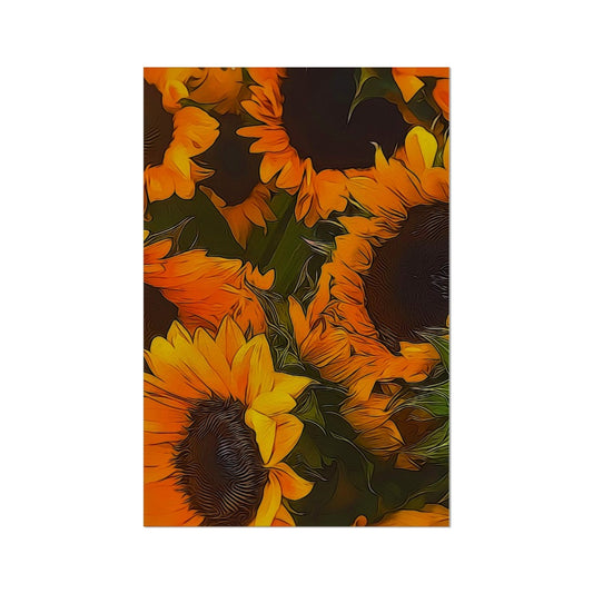 Sunflowers Hahnemühle Photo Rag Print