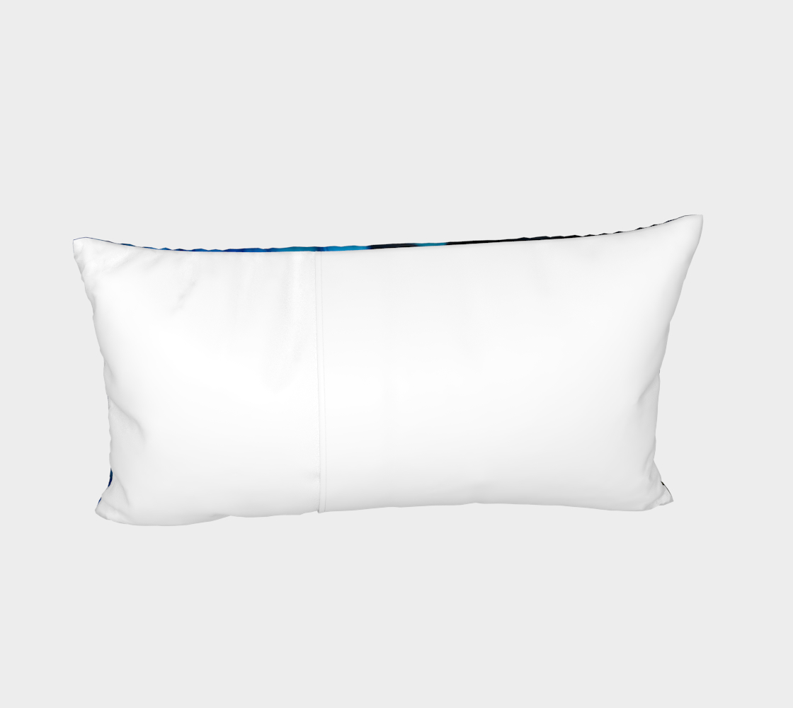 Blue Daisy Bed Pillow Sham