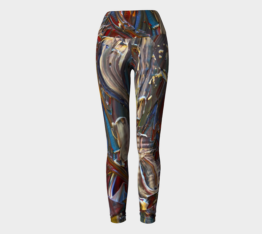 Wishing For Blue Yoga Leggings