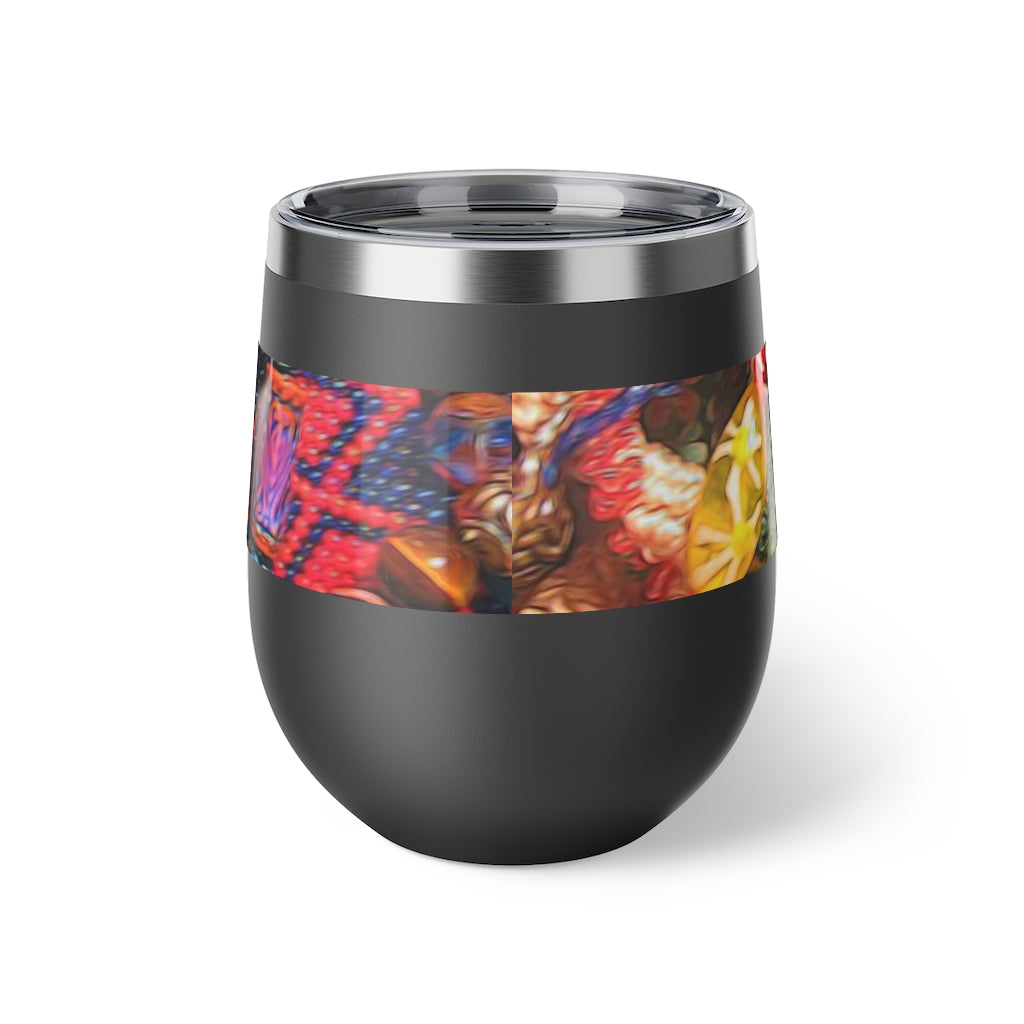 Beaded Jewelry Copper Vacuum Insulated Cup, 12oz