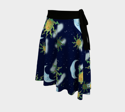 Antique Sun Wrap Skirt