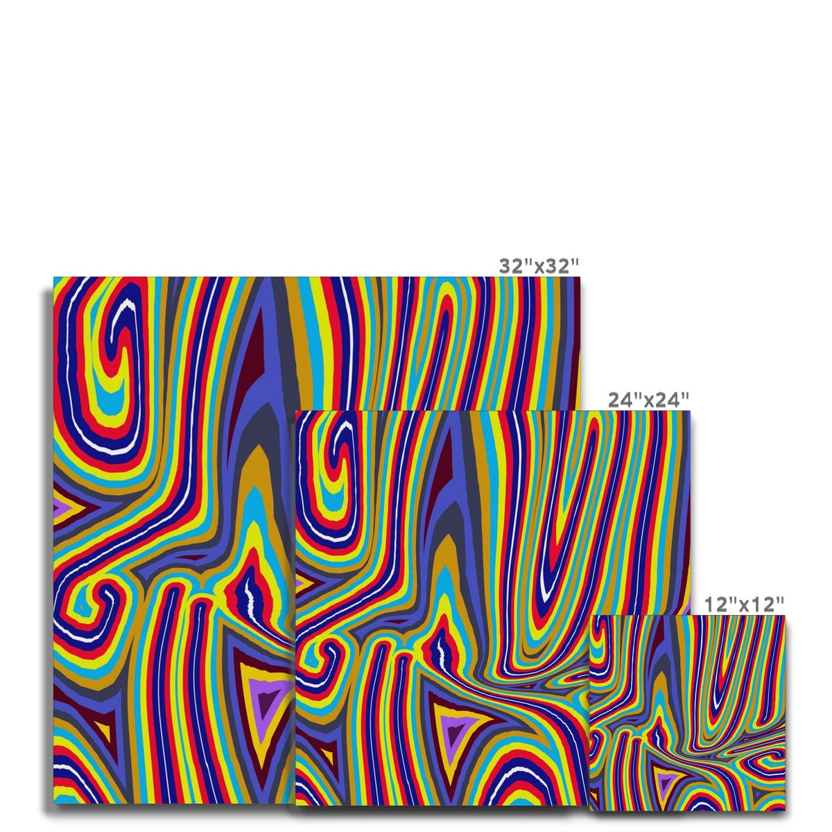Curly Swirls Canvas