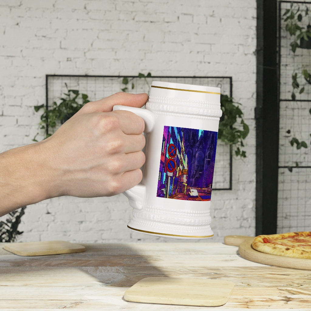 Psychedelic Cathedral Stein Mug