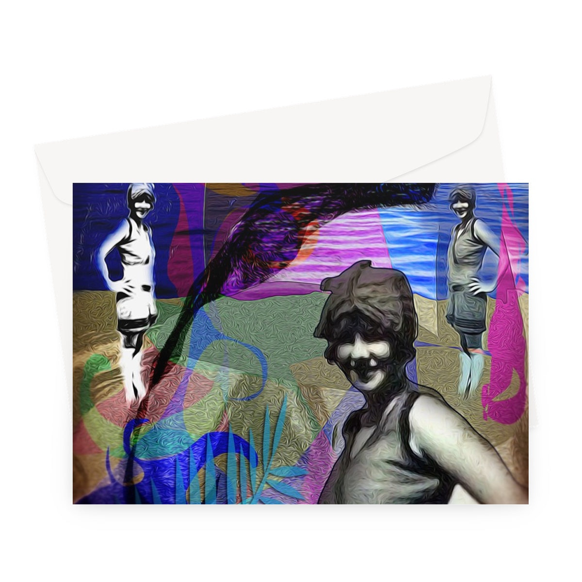 The Swimmer Greeting Card