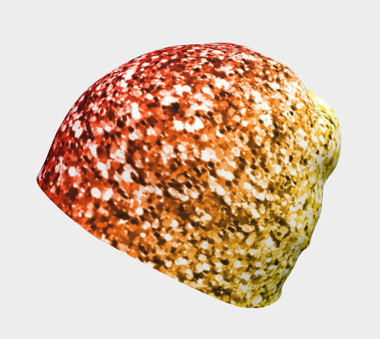 Rainbow Glitter Graphic Hat