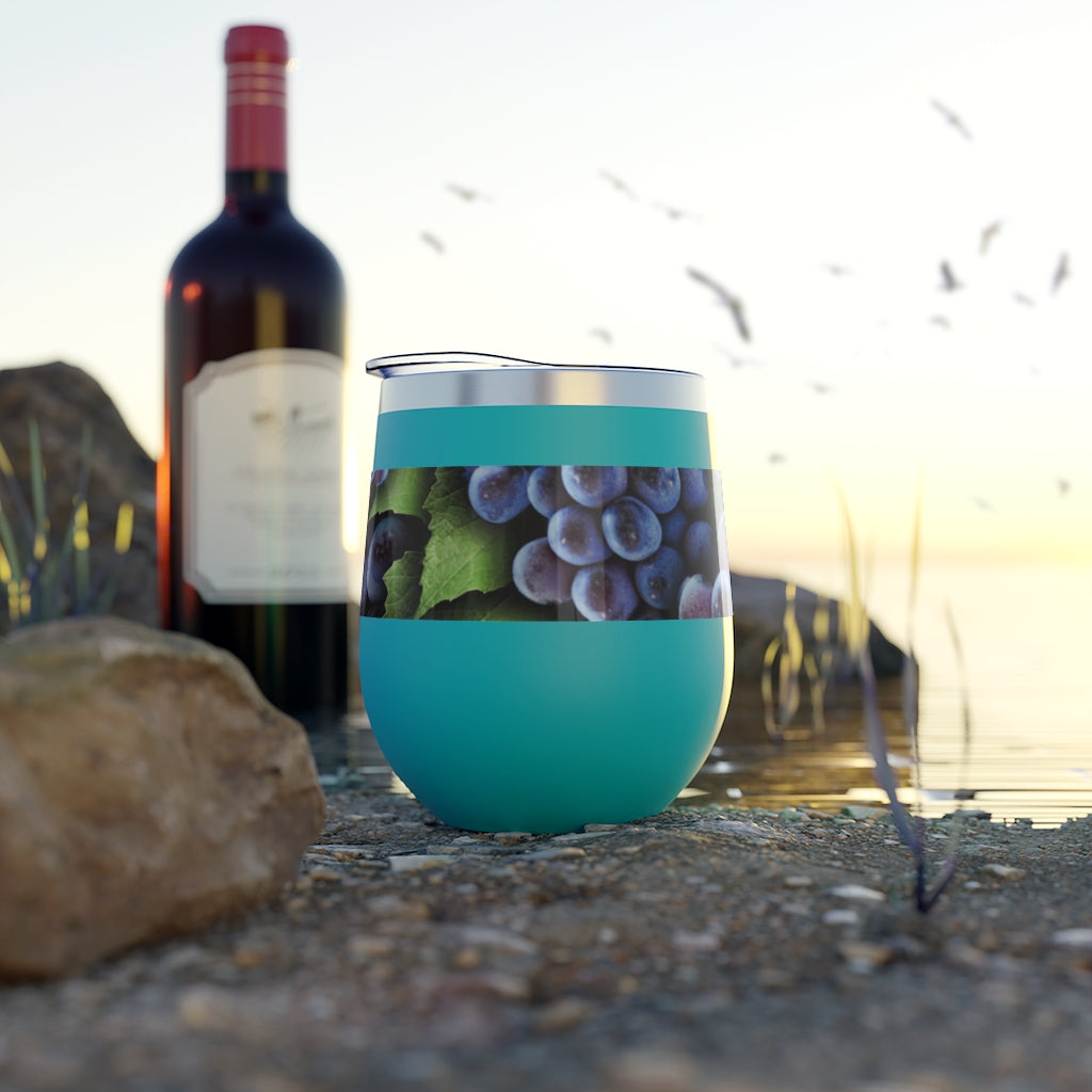 Grapes on the Vine Copper Vacuum Insulated Cup, 12oz