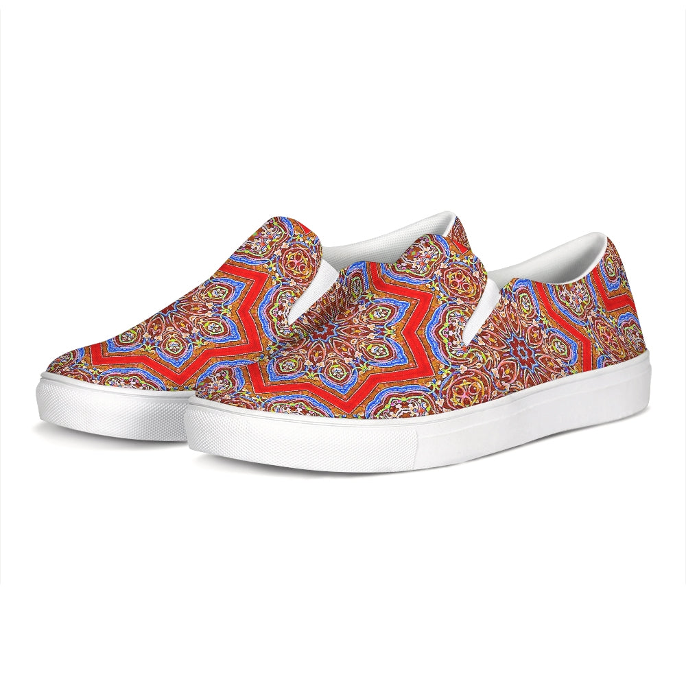 Medieval Kaleidoscope Slip-On Canvas Shoe