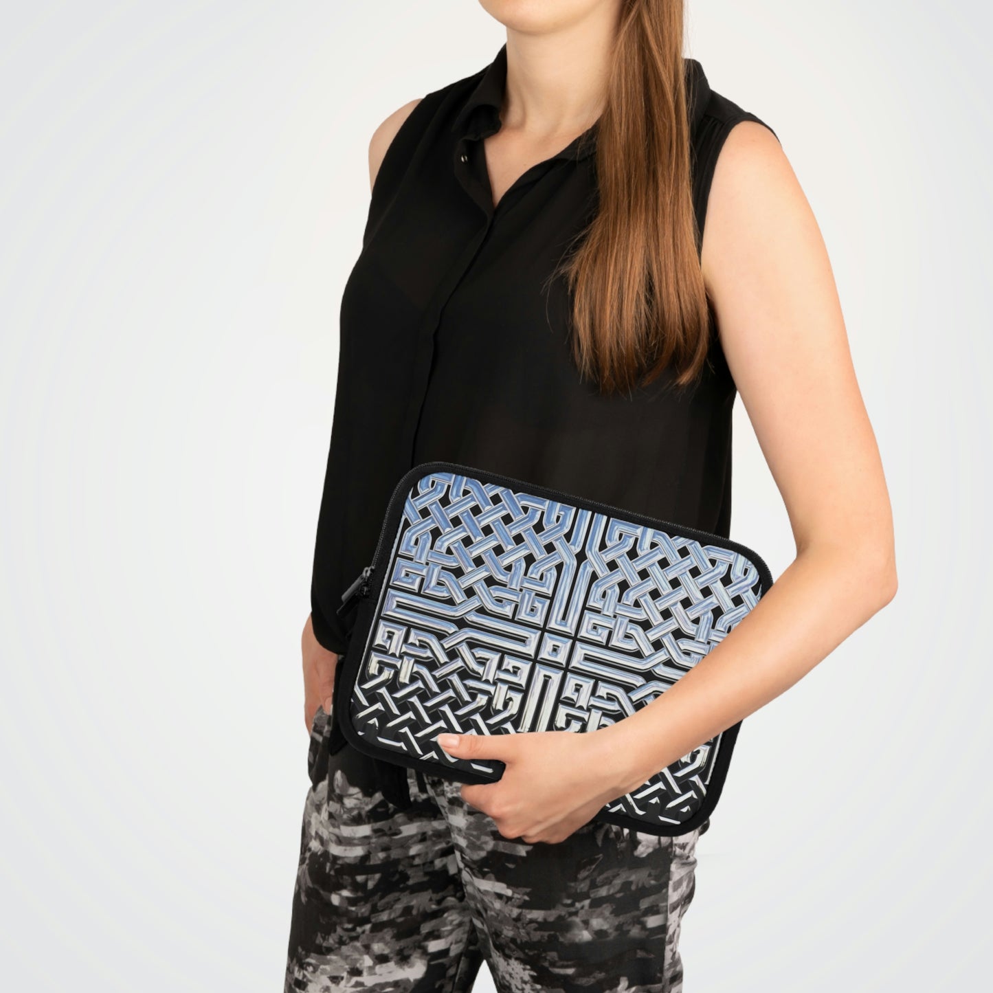 Chrome Celtic Knot Laptop Sleeve