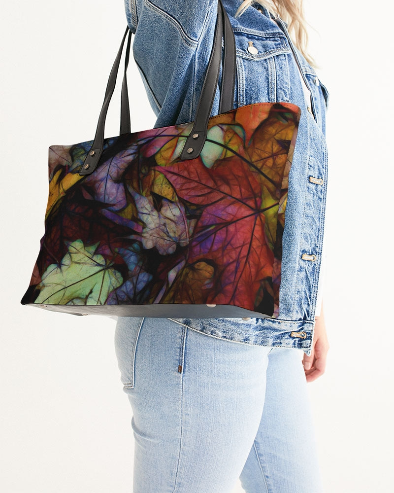 Fall Leaves Abstract Stylish Tote