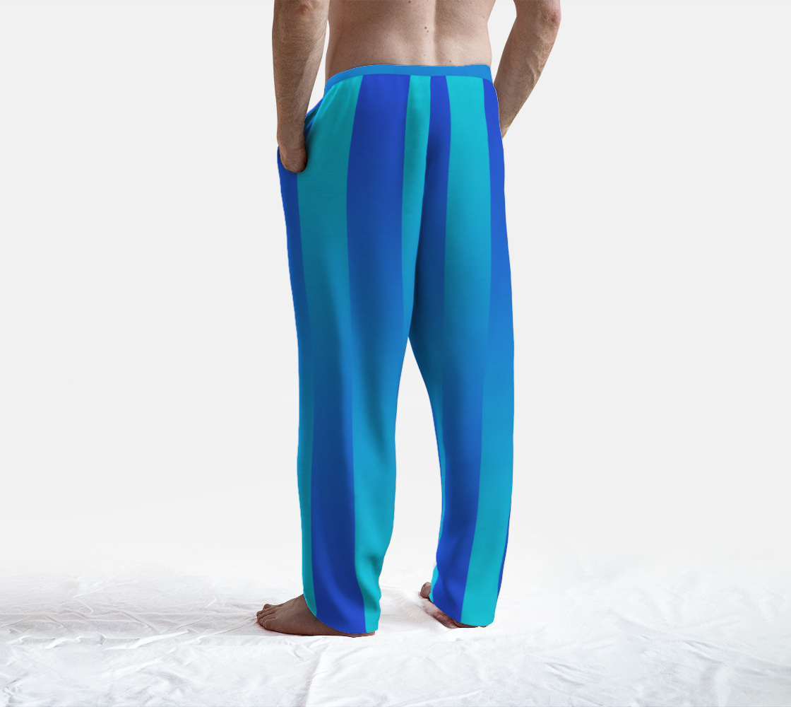 Soft Blend Blue Stripe Lounge Pants