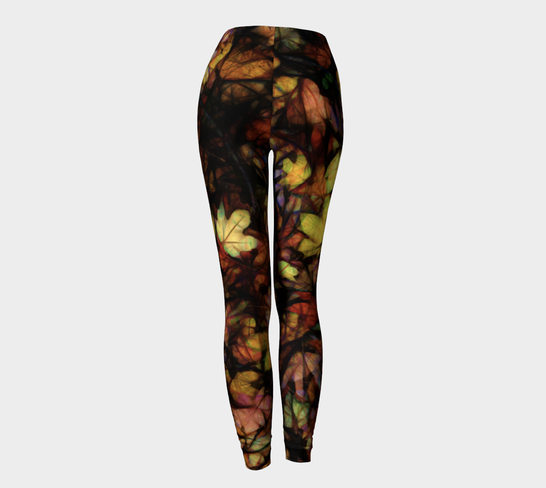 Late October Leaves Leggings