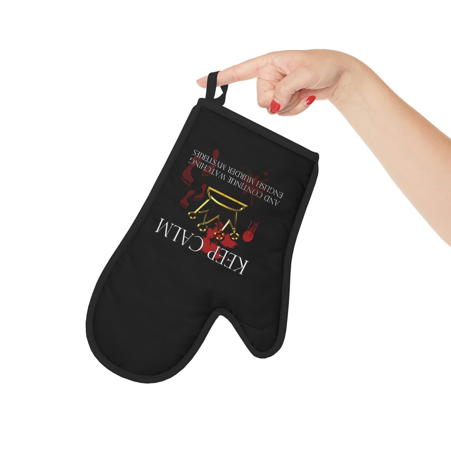 Keep Calm English Mystery Oven Glove