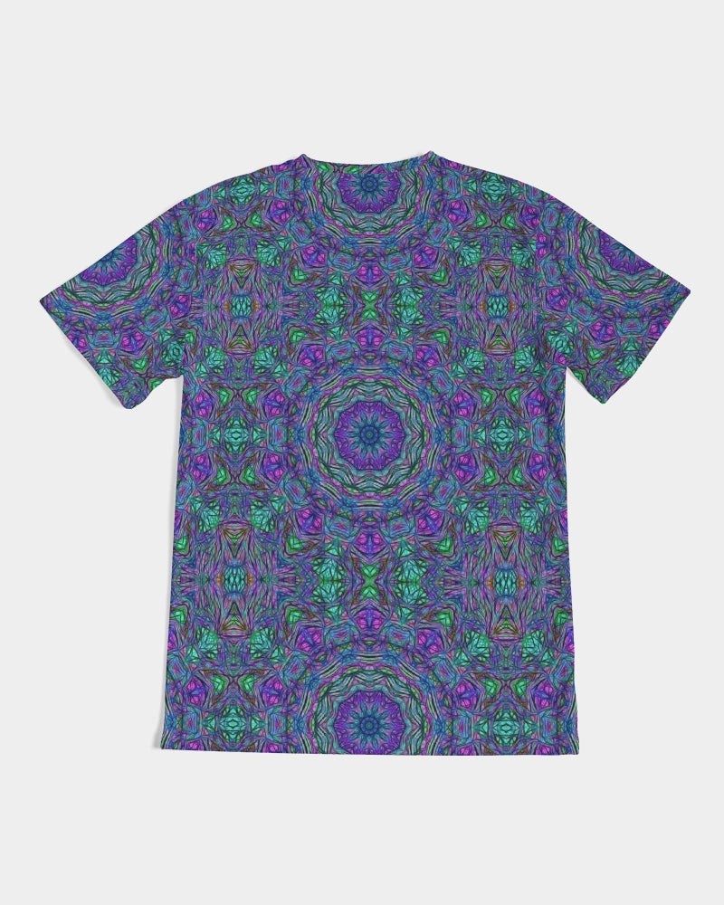 Blue Green Purple Kaleidoscope Men's Tee