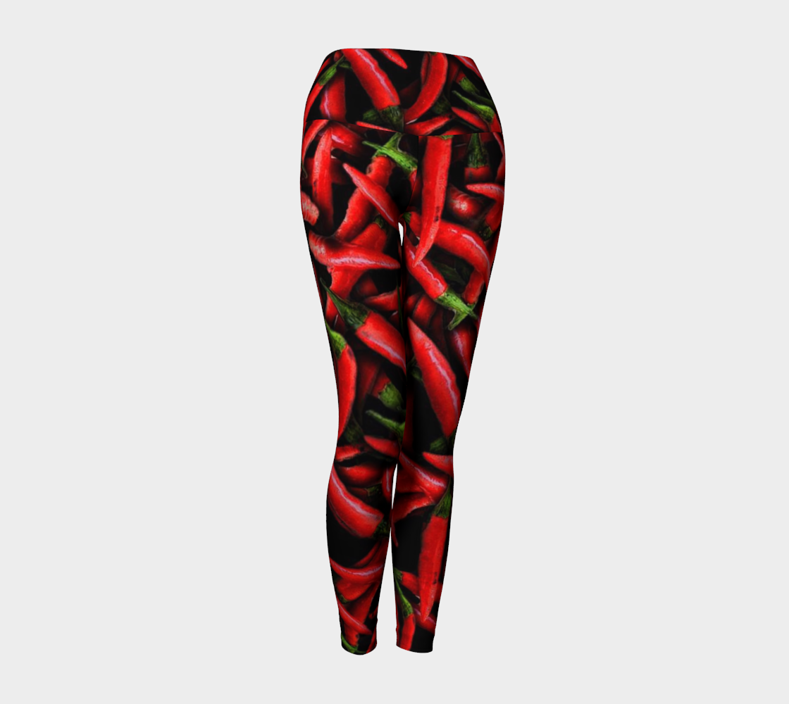 Red Chili Peppers Yoga Leggings
