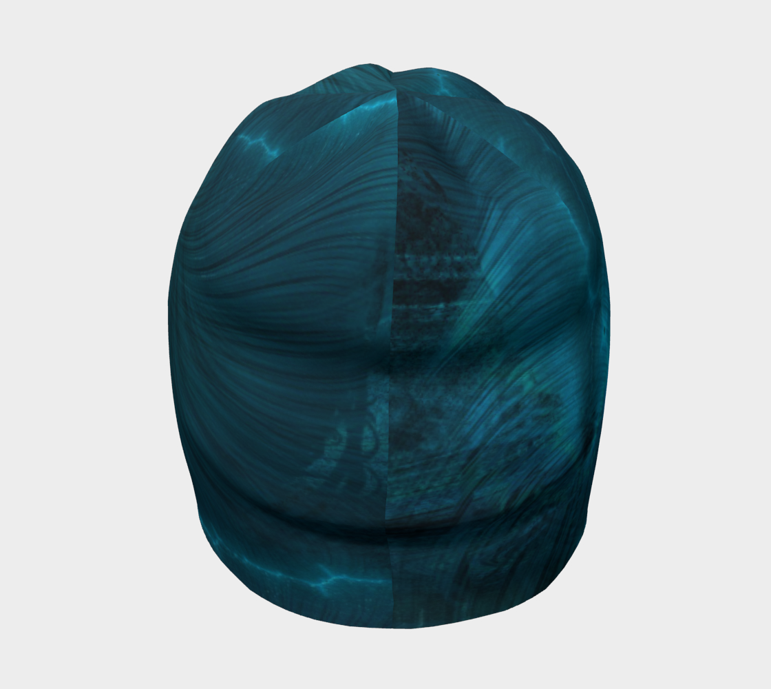 Blue Metallic Fractal Hat