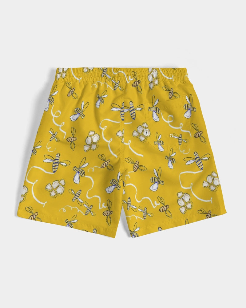 Honey B ees Men's Swim Trunk