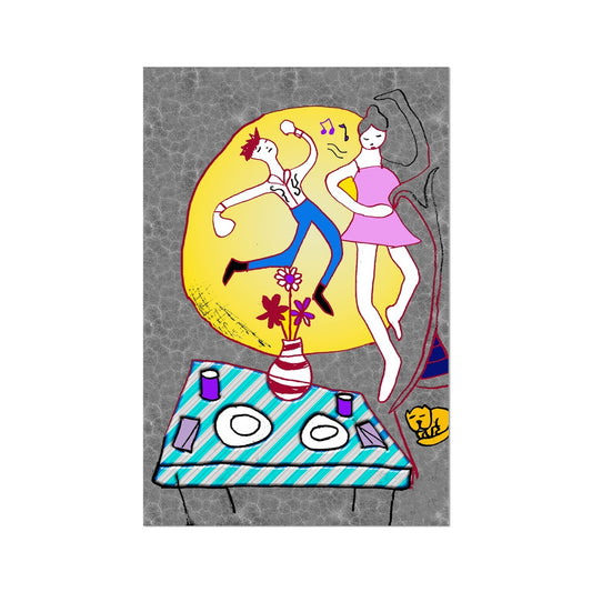 Dancin In The Moonlight Fine Art Print