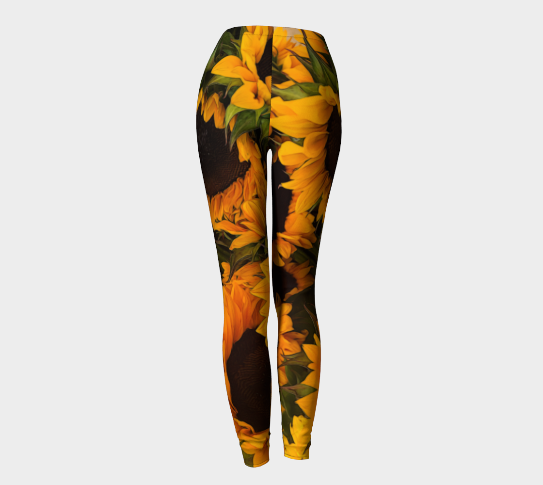 Sunflower Basket Leggings