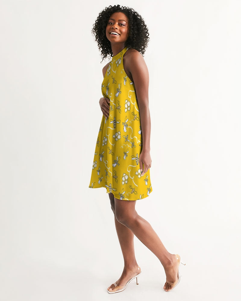 Honey B ees Women's Halter Dress