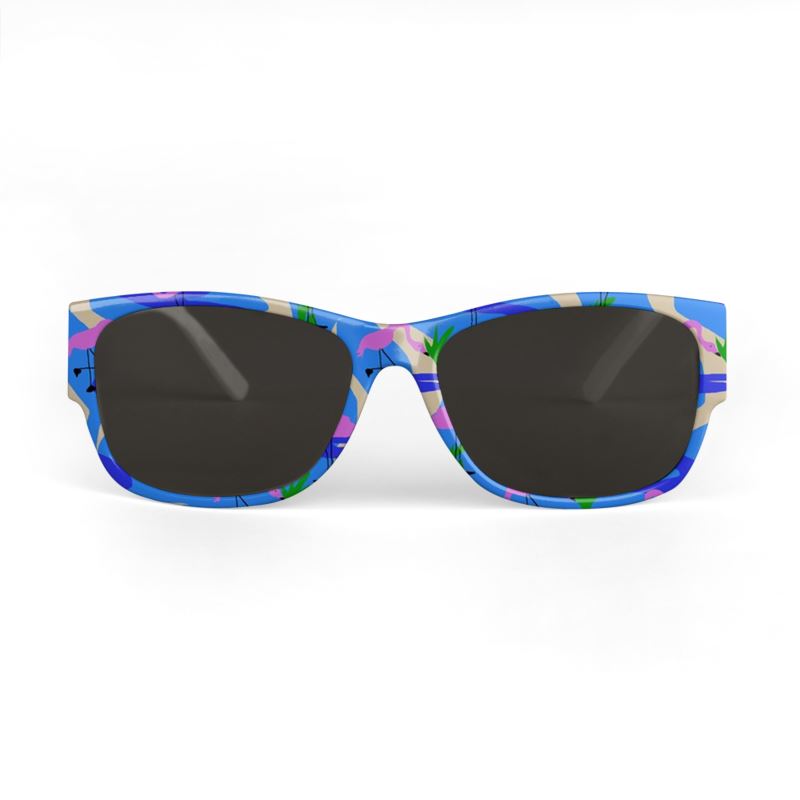 Flamingo Pattern Sunglasses
