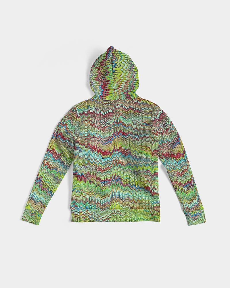 Cool Green Marbled Women's Hoodie
