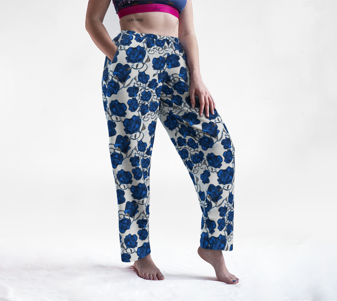 Blue Roses Lounge Pants