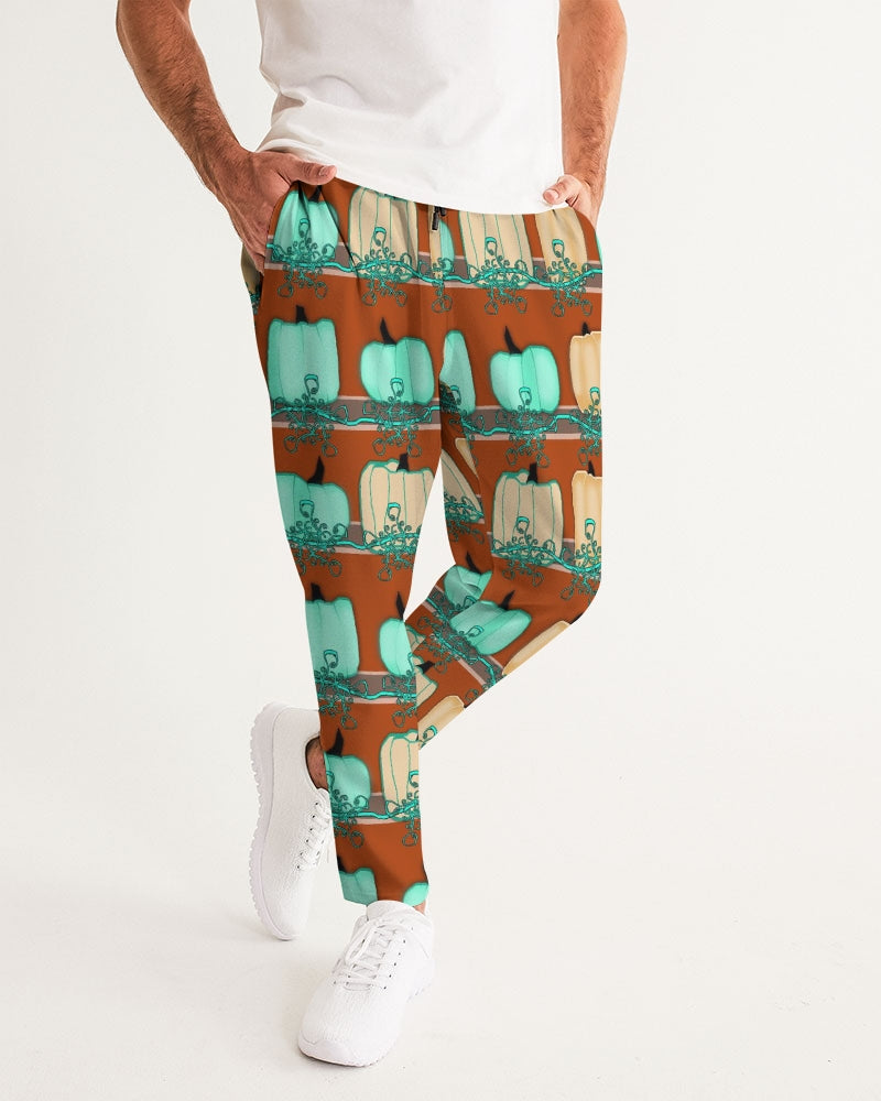 Blue Green Pumpkins Men's Joggers