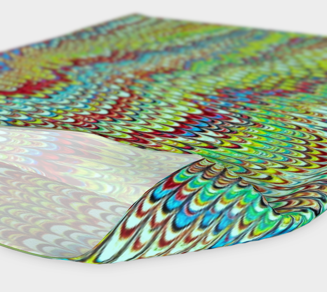 Cool Green Marbled Headband