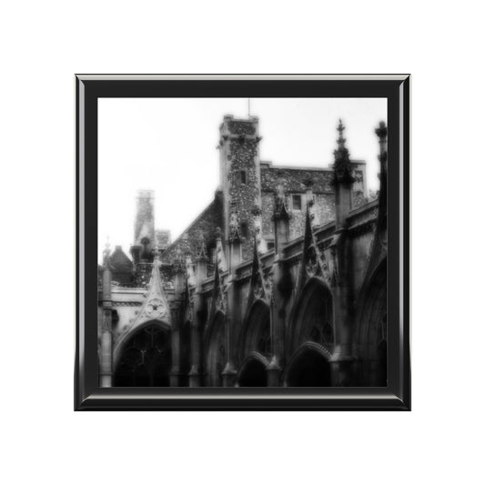 vintage Travel Gothic Arches Jewelry Box