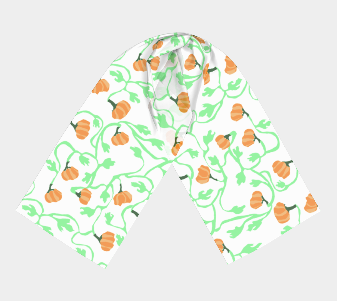 Pumpkin Vines Long Scarf