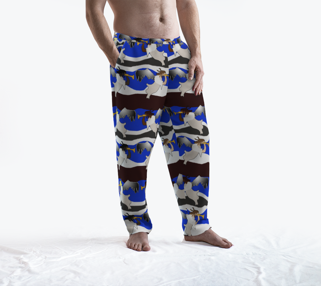 Angels Pattern Lounge Pants