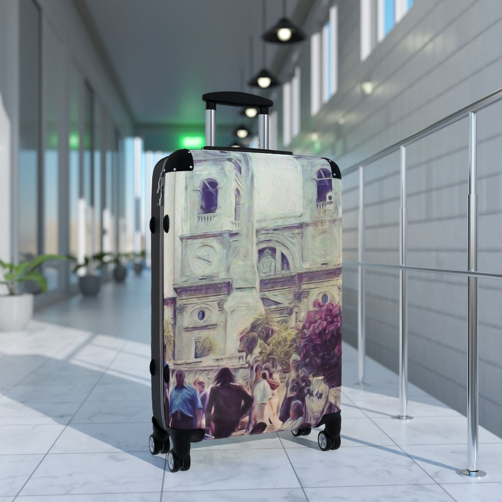 Spanish Steps In Rome Suitcases