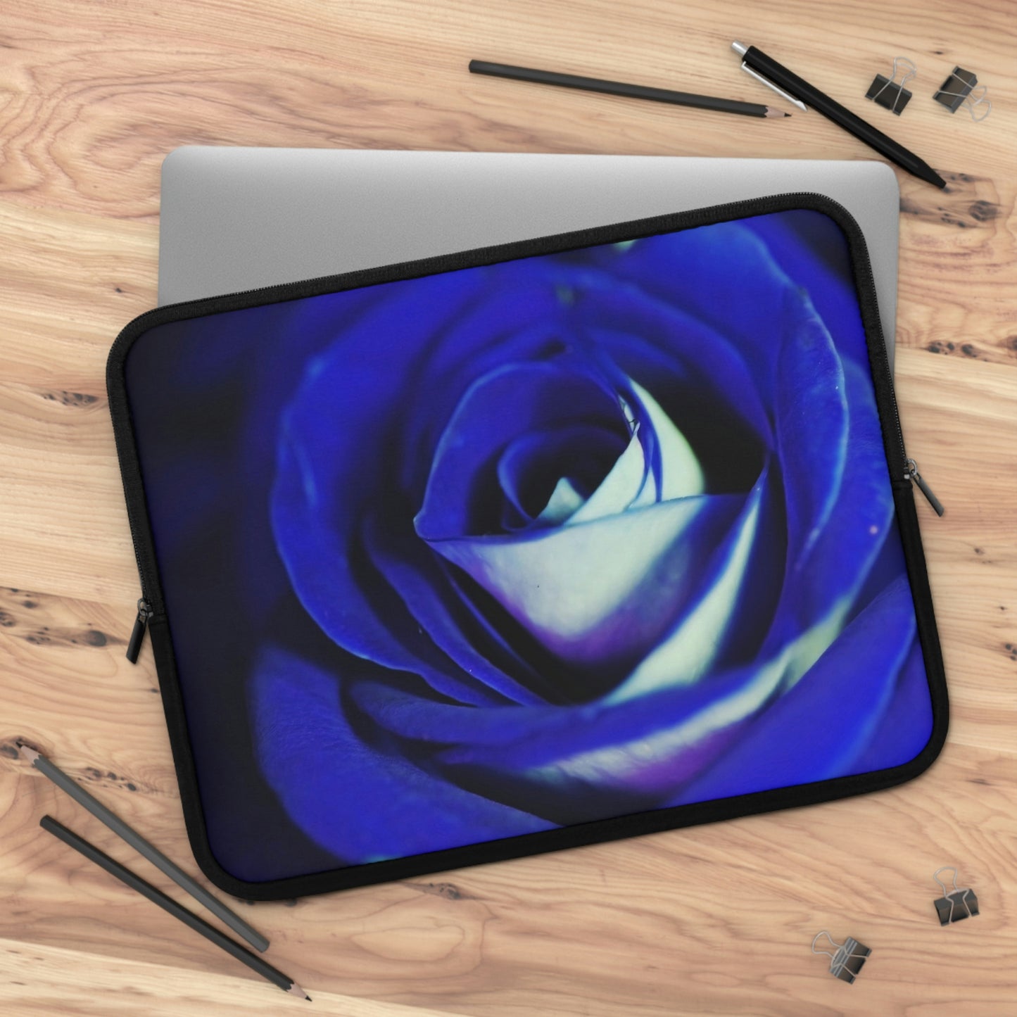 Blue Rose Laptop Sleeve