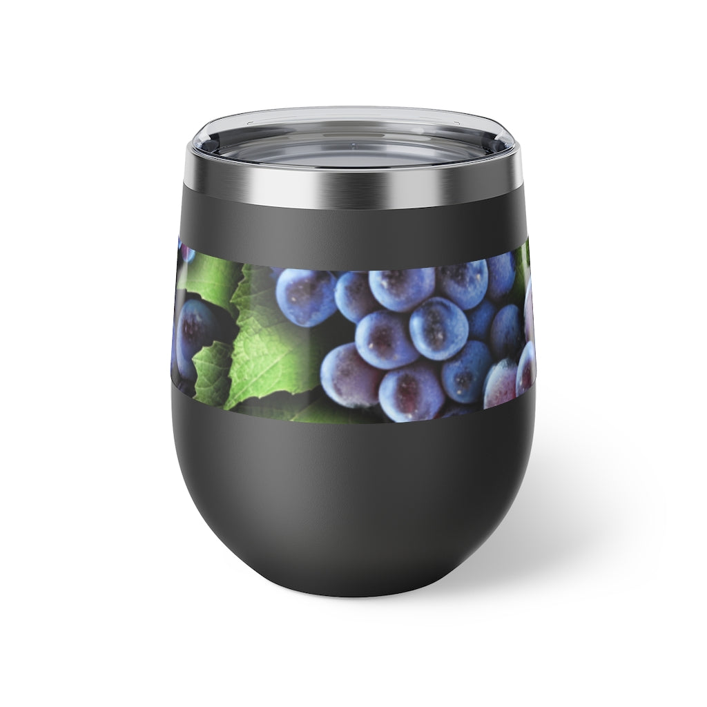 Grapes on the Vine Copper Vacuum Insulated Cup, 12oz
