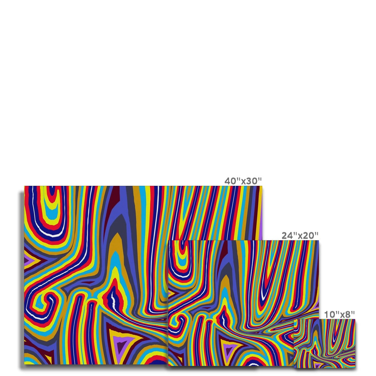 Curly Swirls Canvas