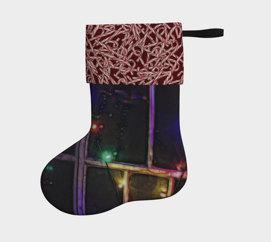 Christmas Light refraction Holiday Stocking