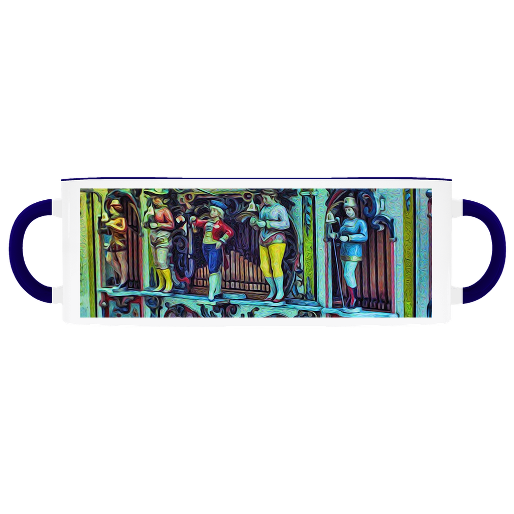 Vintage Travel Music Cart at Netherlands Accent Mugs