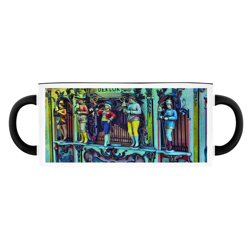 Vintage Travel Music Cart at Netherlands Accent Mugs